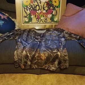 Long sleeved camouflage shirt